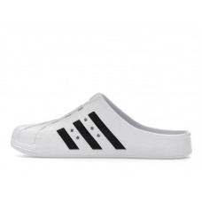 adidas Adilette Clog White Black