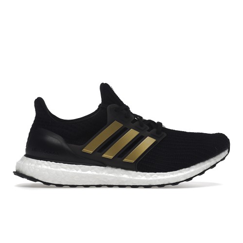 Кроссы adidas Ultra Boost 4.0 DNA Black Metallic Gold - мужская сетка размеров
