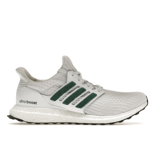 Кроссы adidas Ultra Boost 4.0 DNA White Green - мужская сетка размеров