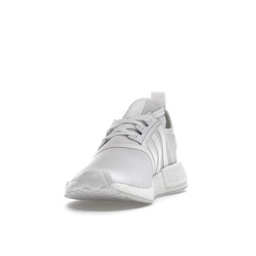 Кроссы adidas NMD R1 Triple Cloud White - мужская сетка размеров