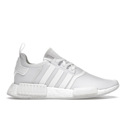 Кроссы adidas NMD R1 Triple Cloud White - мужская сетка размеров