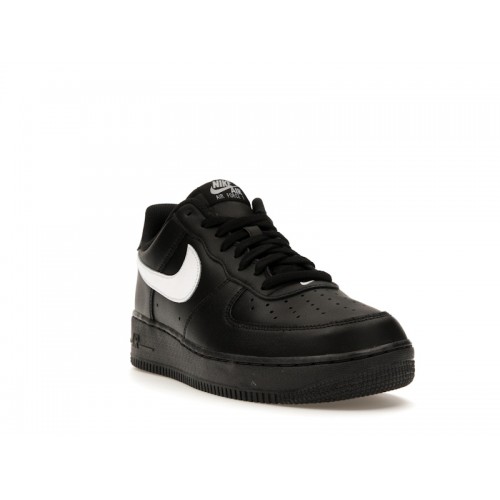 Nike Air Force 1 07 Black White - мужская сетка размеров