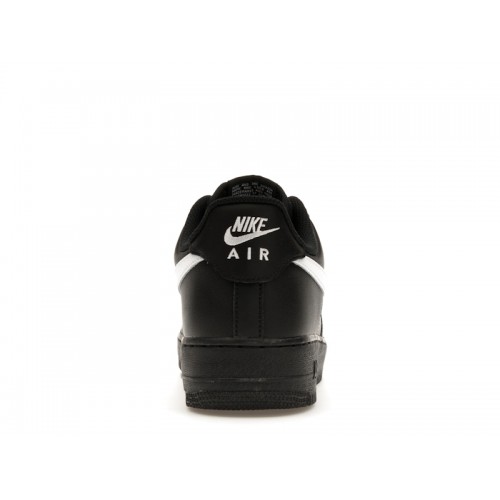 Nike Air Force 1 07 Black White - мужская сетка размеров