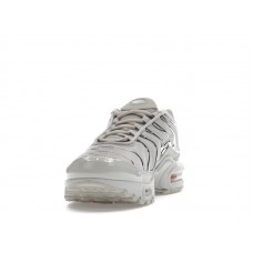 Подростковые Nike Air Max Plus Light Iron Ore Gym Red Smoke Grey Metallic Silver (GS)