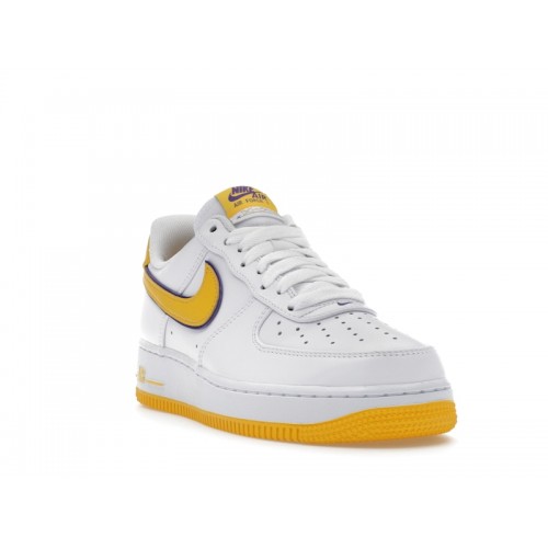 Кроссы Nike Air Force 1 Low Retro QS Kobe Bryant Lakers Home - мужская сетка размеров