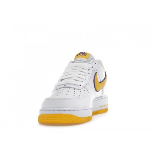 Кроссы Nike Air Force 1 Low Retro QS Kobe Bryant Lakers Home - мужская сетка размеров