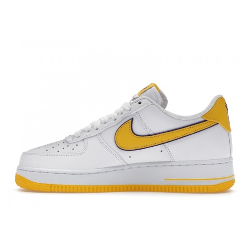 Кроссы Nike Air Force 1 Low Retro QS Kobe Bryant Lakers Home - мужская сетка размеров