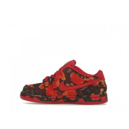 Кроссы Nike SB Dunk Low The Wizard of Oz Poppy Field (TD) - детская сетка размеров
