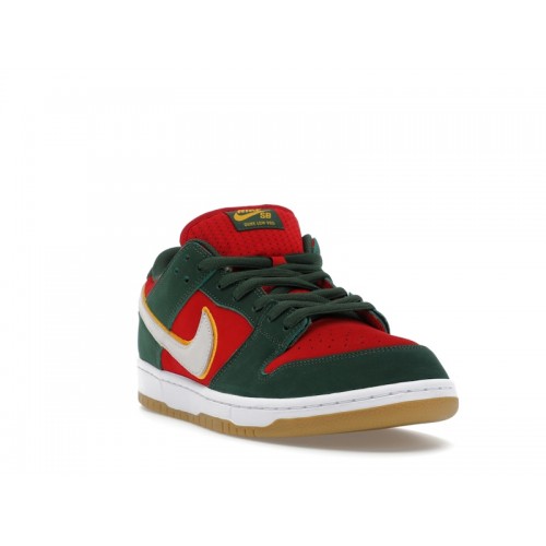 Кроссы Nike SB Dunk Low Pro PRM Seattle Supersonics - мужская сетка размеров