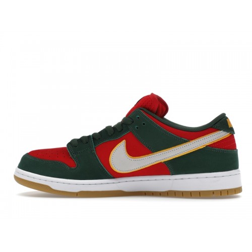 Кроссы Nike SB Dunk Low Pro PRM Seattle Supersonics - мужская сетка размеров