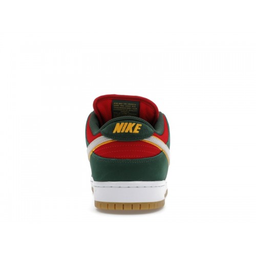 Кроссы Nike SB Dunk Low Pro PRM Seattle Supersonics - мужская сетка размеров