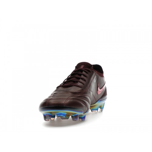 Кроссы Nike Tiempo Legend 10 Elite Luxe FG Montebelluna Leather Port Wine - мужская сетка размеров