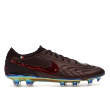 Кроссовки Nike Tiempo Legend 10 Elite Luxe FG Montebelluna Leather Port Wine