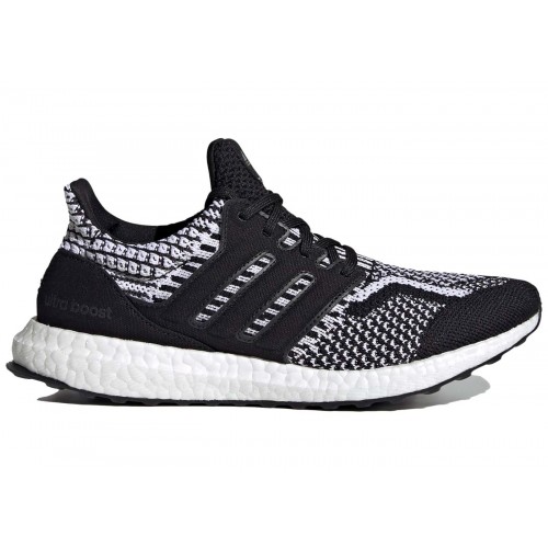 Кроссы adidas Ultra Boost 5.0 DNA Core Black White (W) - женская сетка размеров