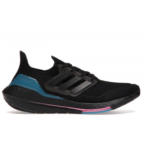 Кроссы adidas Ultra Boost 21 Carbon Active Teal - мужская сетка размеров