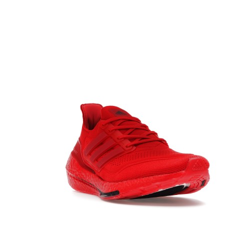 Кроссы adidas Ultra Boost 21 Vivid Red - мужская сетка размеров
