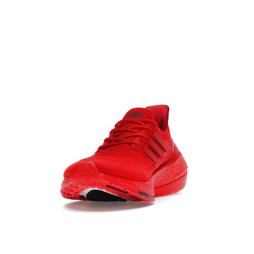 Кроссы adidas Ultra Boost 21 Vivid Red - мужская сетка размеров