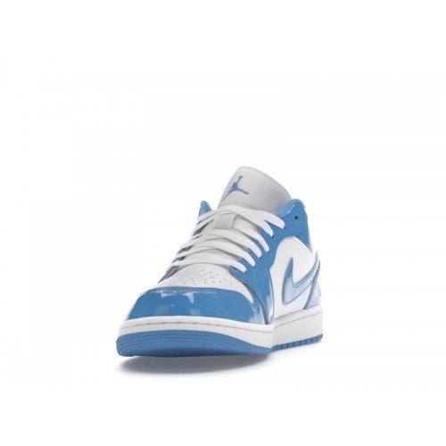 Кроссы Jordan 1 Low SE White Legend Blue - мужская сетка размеров