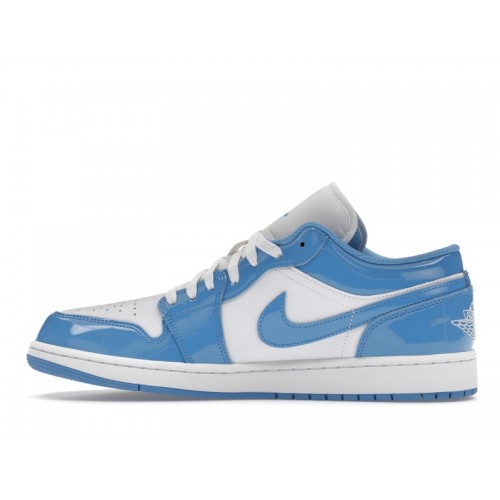 Кроссы Jordan 1 Low SE White Legend Blue - мужская сетка размеров