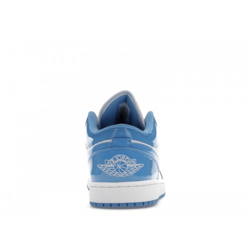 Кроссы Jordan 1 Low SE White Legend Blue - мужская сетка размеров