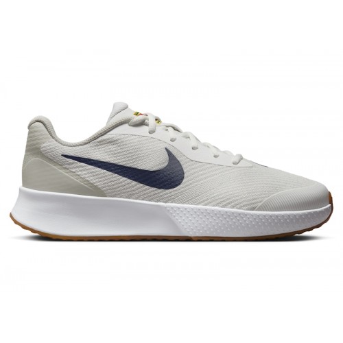 Кроссы Nike Court Vapor Lite 3 HC Summit White Light Bone Gum Medium Brown Binary Blue (W) - женская сетка размеров