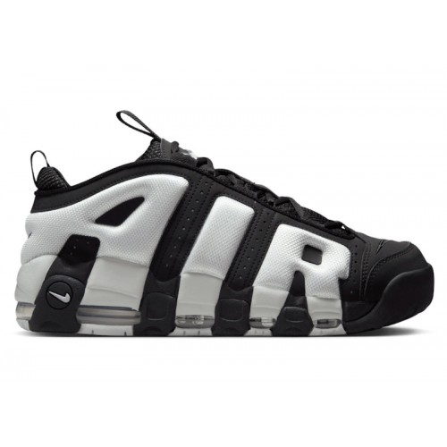 Кроссы Nike Air More Uptempo Low Black Photon Dust - мужская сетка размеров