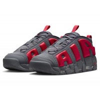 Кроссовки Nike Air More Uptempo Low Dark Grey Light Crimson
