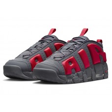 Кроссовки Nike Air More Uptempo Low Dark Grey Light Crimson