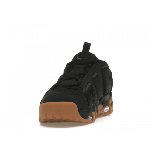 Кроссы Nike Air More Uptempo Low Black Gum - мужская сетка размеров
