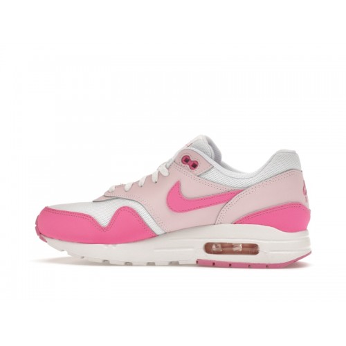 Nike Air Max 1 GS White Pink Foam - подростковая сетка размеров