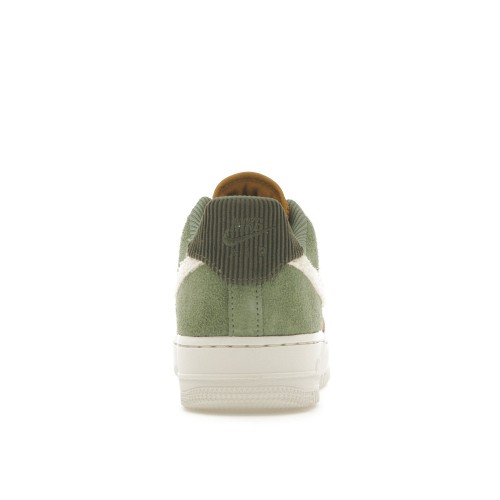 Кроссы Nike Air Force 1 Low 07 LX Oil Green Terra Blush (W) - женская сетка размеров