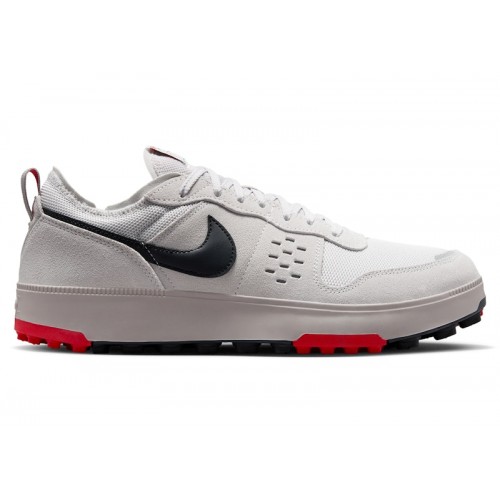 Кроссы Nike C1TY College Grey Vast Grey Fire Red Black - мужская сетка размеров