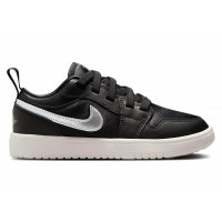 Детские кроссовки Jordan 1 Low Alt SE Black Silver Sail Gold (PS)