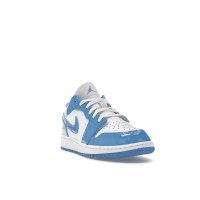 Подростковые Jordan 1 Low SE Legend Blue Patent (GS)