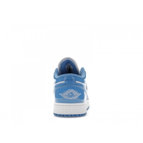 Air Jordan 1 Low GS UNC Patent - подростковая сетка размеров