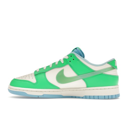 Кроссы Nike Dunk Low Retro Green Shock - мужская сетка размеров