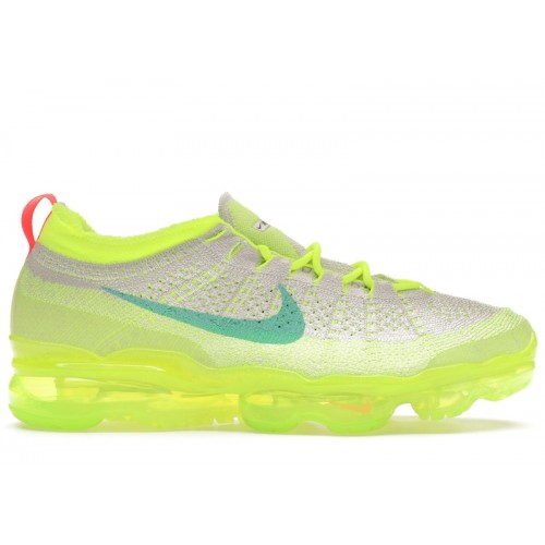 Nike Air VaporMax 2023 Flyknit Vast Grey Volt - мужская сетка размеров