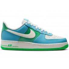 Кроссовки Nike Air Force 1 Low 07 Aquarius Blue Vapor Green