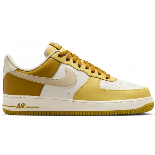 Кроссы Nike Air Force 1 Low 07 Bronzine Saturn Gold - мужская сетка размеров