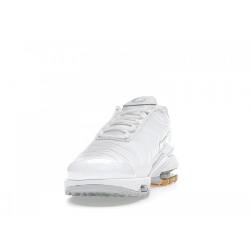 Nike Air Max Plus Golf Triple White - мужская сетка размеров