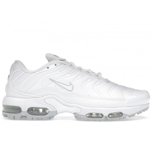 Nike Air Max Plus Golf Triple White - мужская сетка размеров