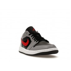 Женские Jordan 1 Low Cement Grey Fire Red (W)
