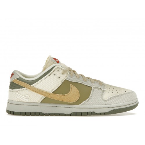 Кроссы Nike Dunk Low Light Bone Dark Stucco (W) - женская сетка размеров