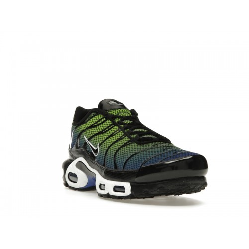 Кроссы Nike Air Max Plus Racer Blue Volt - мужская сетка размеров