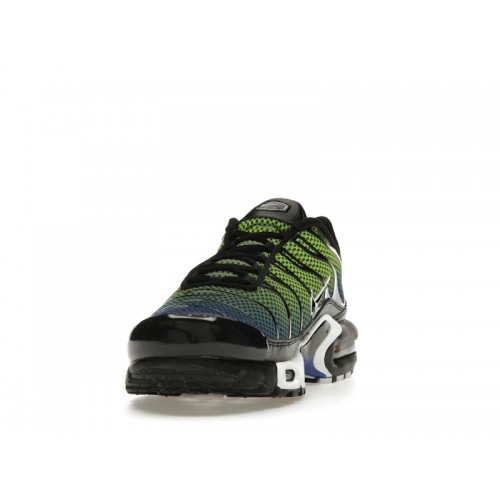 Кроссы Nike Air Max Plus Racer Blue Volt - мужская сетка размеров