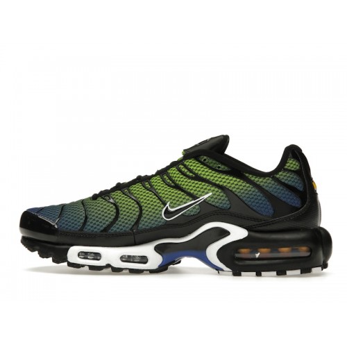 Кроссы Nike Air Max Plus Racer Blue Volt - мужская сетка размеров