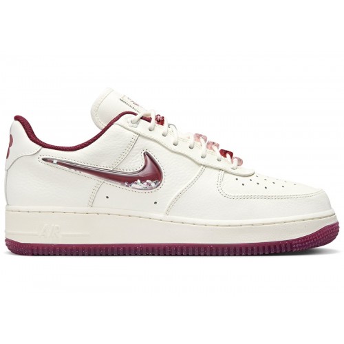 Кроссы Nike Air Force 1 Low 07 SE PRM Valentines Day (2024) (W) - женская сетка размеров