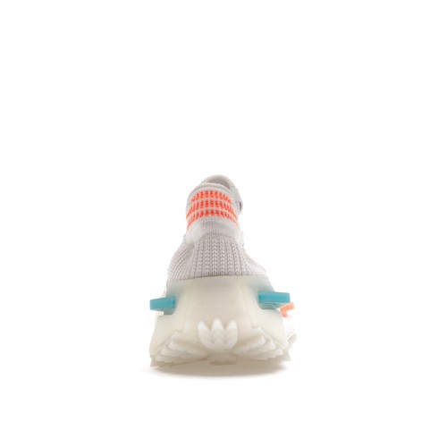 Кроссы adidas NMD S1 Footwear White Blue Orange - мужская сетка размеров