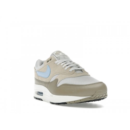 Nike Air Max 1 Essential Light Bone Psychic Blue - мужская сетка размеров