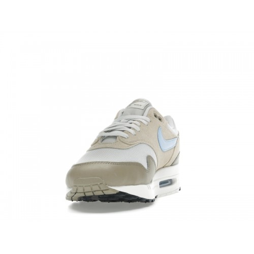 Nike Air Max 1 Essential Light Bone Psychic Blue - мужская сетка размеров